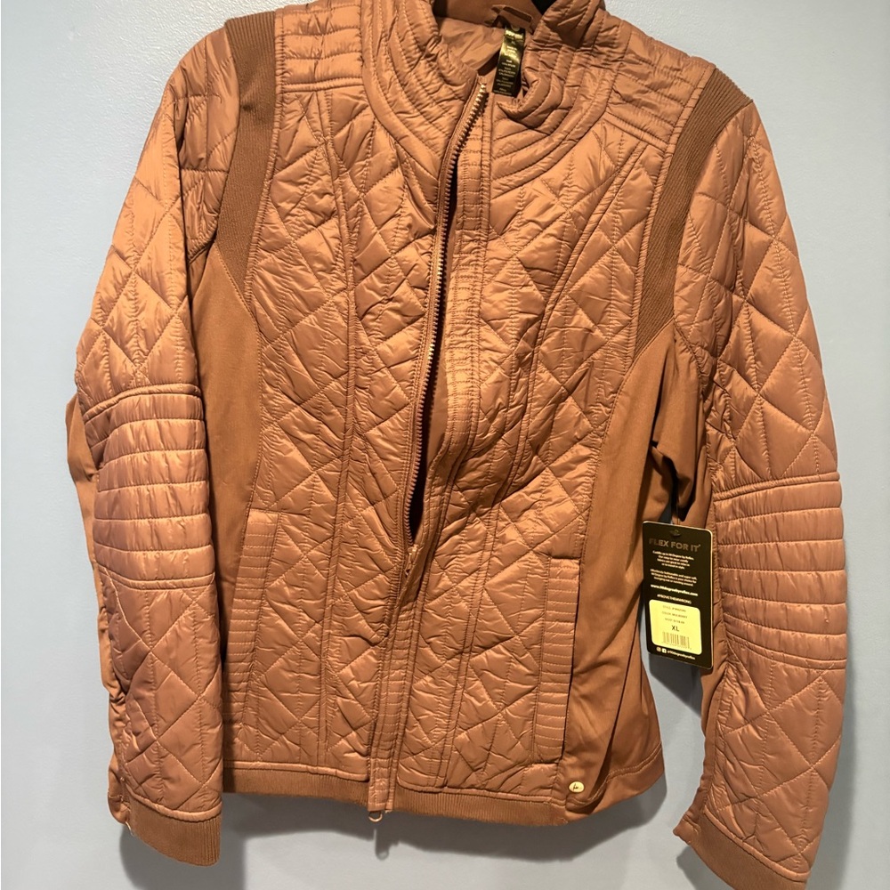 90 Degree By Reflex Light Purple Women's Puffer Jacket NWT